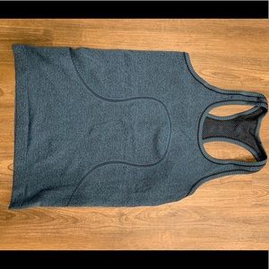 Lululemon Blue Razorback tank